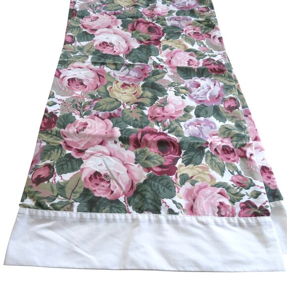 Vintage Westpoint Stevens King Pillowcases Floral Set Of 2 Made In USA Cottage - Picture 4 of 9